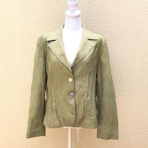 Y2K vintage leather jacket